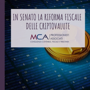 Criptovalute, in Senato la riforma fiscale