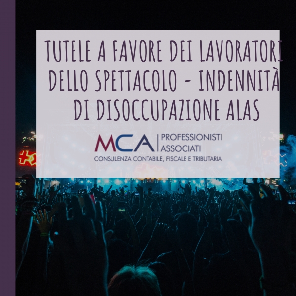 Tutele a favore dei lavoratori dello spettacolo - Indennit&agrave; di disoccupazione ALAS