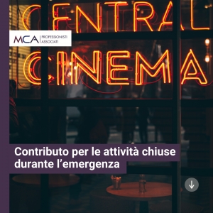Contributo per le attivit&agrave; chiuse durante l&rsquo;emergenza