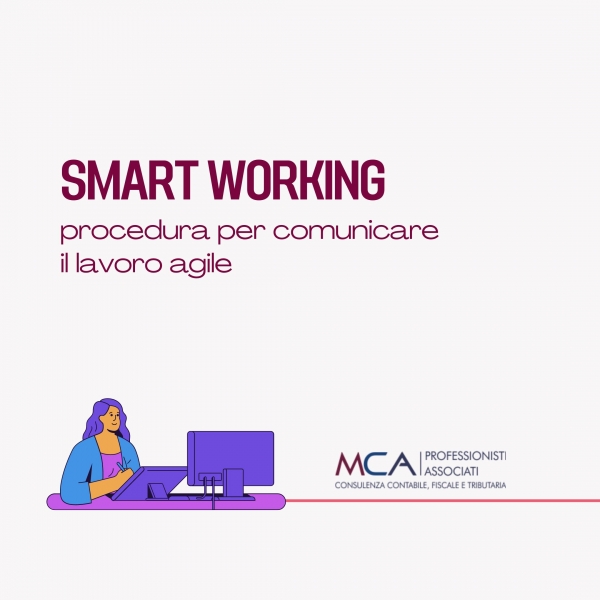 Smart Working - procedura per comunicare il lavoro agile
