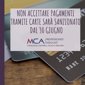 Non accettare pagamenti tramite carte sarà sanzionato dal 30 giugno