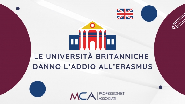 Le universit&agrave; britanniche danno l&rsquo;addio all&rsquo;Erasmus