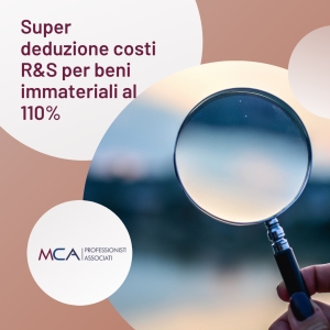 Super deduzione costi R&amp;S per beni immateriali al 110%