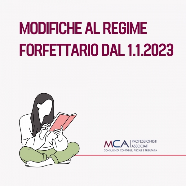 Modifiche al regime forfettario 2023