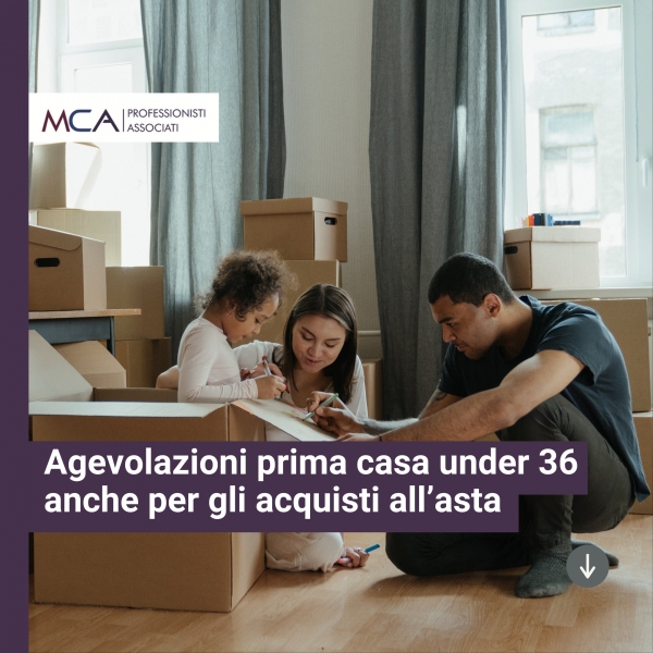 Agevolazioni prima casa under 36 anche per gli acquisti all&rsquo;asta